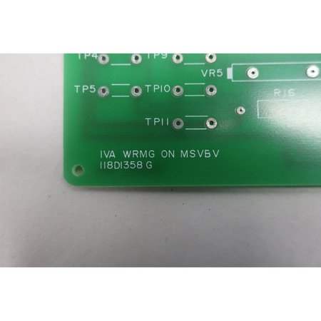 Ge Iva Wrmg On Msvbv Pcb Circuit Board 1L1-G003 118D1358G 133D5173G2